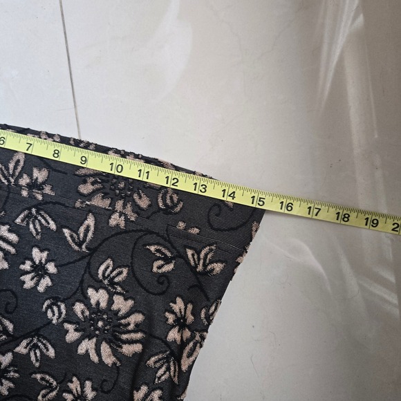 Vtg Y2K Charlotte Russe S Ruched Floral Embroidered Maxi Cinch Strapless Dress - Picture 10 of 11